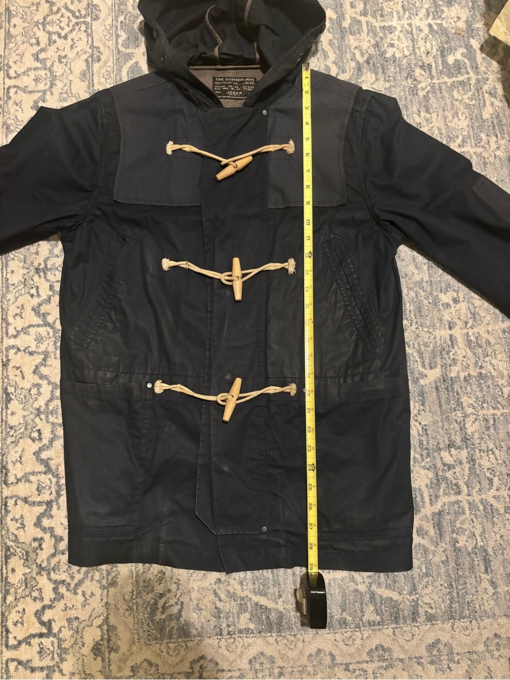 J.Crew Waxed Cotton Water-Resistant Bretton Toggle Jacket - Picture 12 of 13